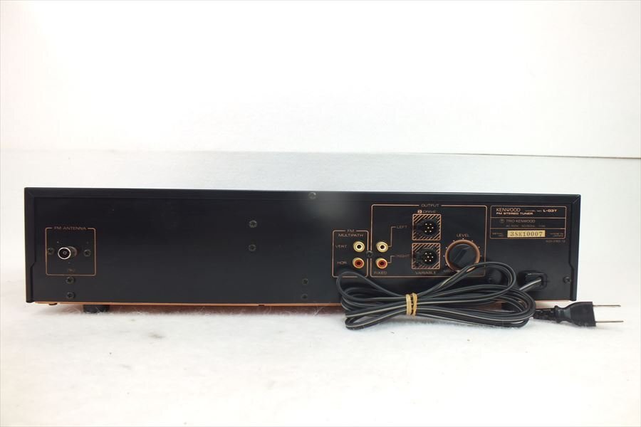★ KENWOOD ケンウッド L-03T チューナー 中古 現(xiàn)狀品 250601N3366