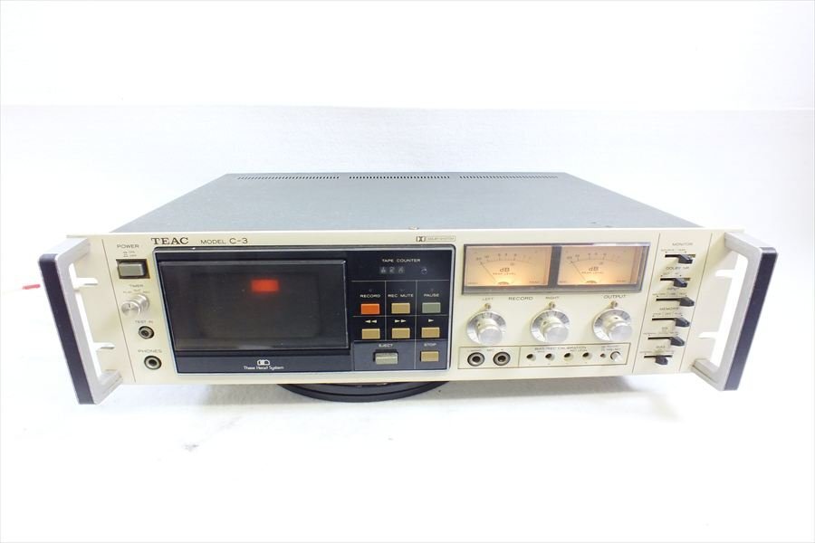 ◇TEAC ティアック C-3 カセットデッキ 中古 現状品 250608R7460 一般