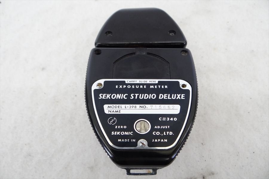 ▼ SEKONIC セコニック L-398 露出計(jì) 中古 現(xiàn)狀品 250405K2357
