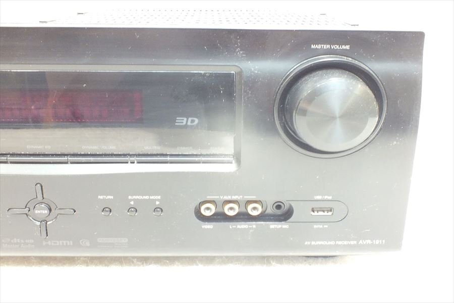 ★ DENON デノン AVR-1911 アンプ 動作確認済 音出し確認済 中古 現(xiàn)狀品 250601A2508