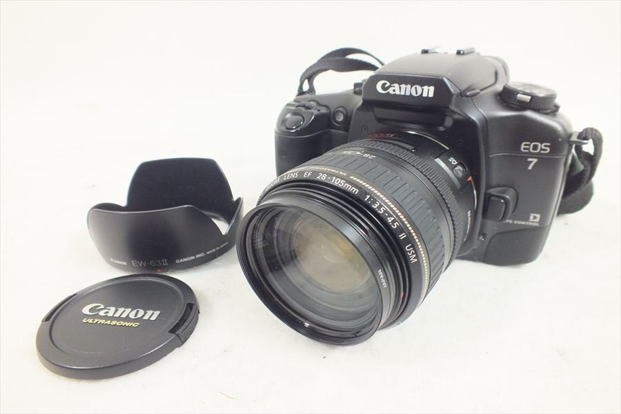* Canon Canon EOS7 плёнка однообъективный зеркальный EF 28-105mm 1:3.5-4.5 II USM б/у текущее состояние товар 250606A4632