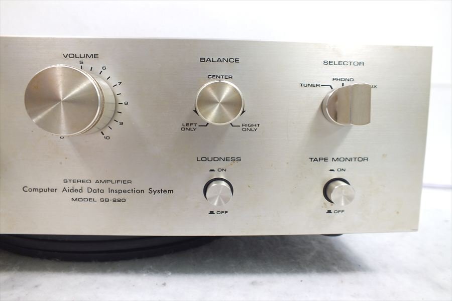 □ Aurex オーレックス SB-220 アンプ 現(xiàn)狀品 中古 250606A4602