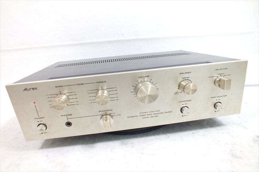 □ Aurex オーレックス SB-220 アンプ 現(xiàn)狀品 中古 250606A4602