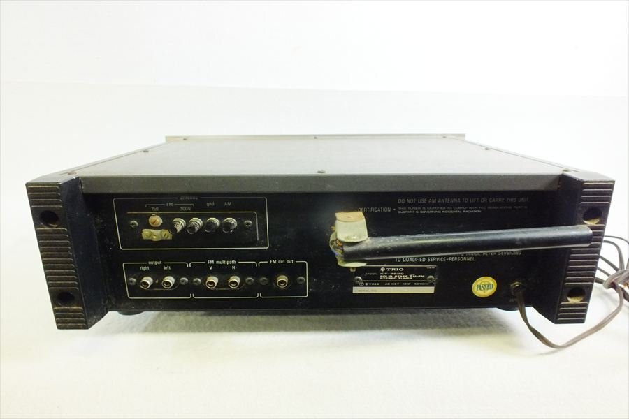 ◇ TRIO トリオ KT-7500 チューナー 音出し確認済 中古 現状品 250608S8363_画像10