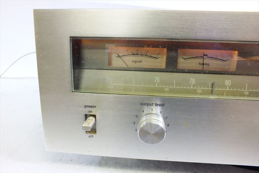 ◇ TRIO トリオ KT-7500 チューナー 音出し確認済 中古 現状品 250608S8363_画像4