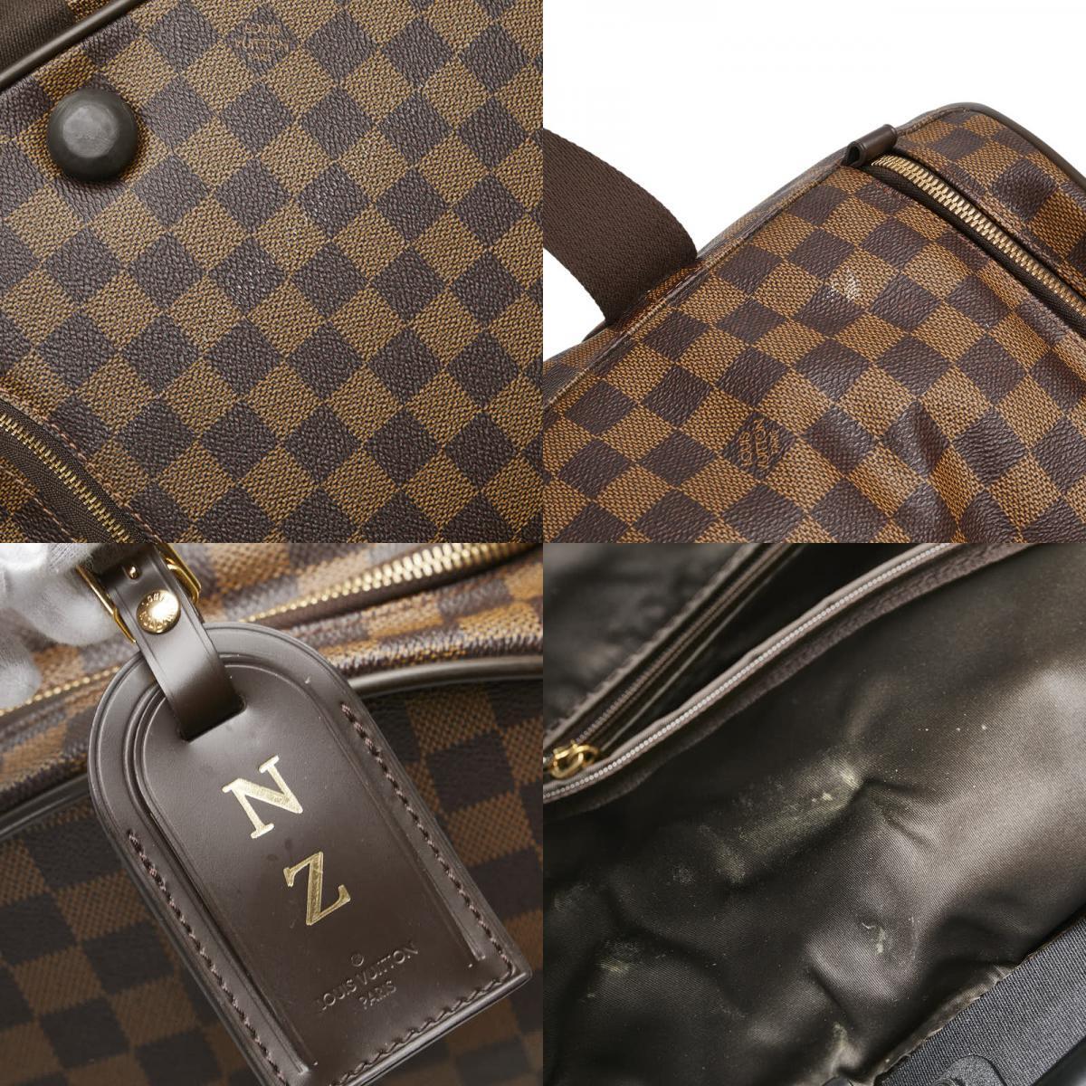 ルイ ヴィトン ダミエ ネオ エオール55 キャリーバッグ ボストンバッグ N23202 ブラウン PVC レザー レディース LOUIS VUITTON 【中古】_画像8