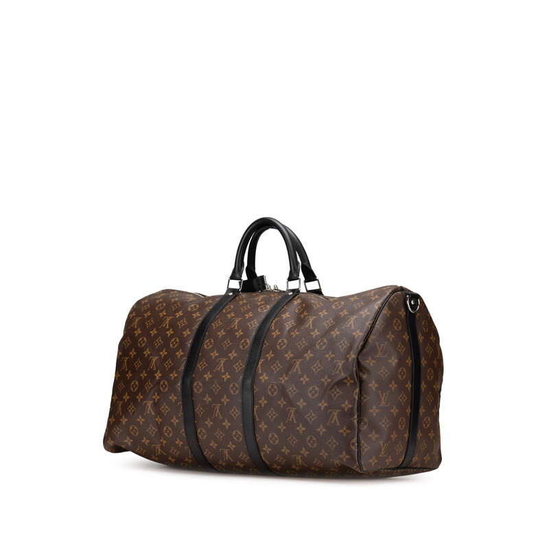 ルイ ヴィトン モノグラム マカサー キーポル バンドリエール55 ボストンバッグ ショルダーバッグ 2WAY M56714 LOUIS VUITTON 【中古】