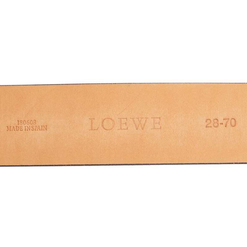 ロエベ ベルト ブラック レザー レディース LOEWE 【中古】
