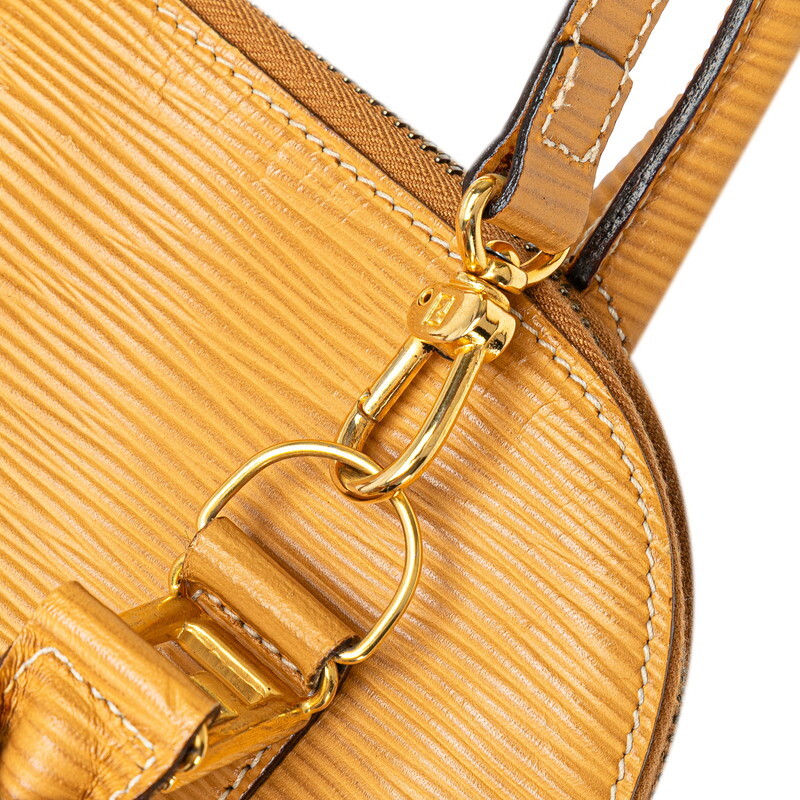 フェンディ FFロゴ ハンドバッグ ショルダーバッグ 2WAY ベージュ マスタード レザー レディース FENDI 【中古】