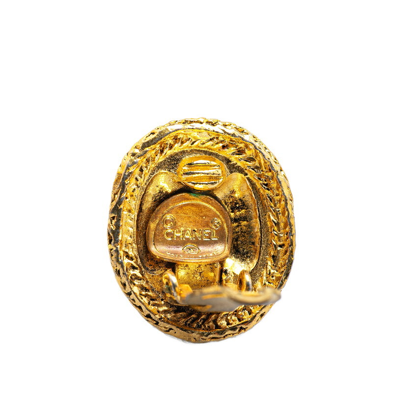 シャネル ヴィンテージ ココマーク イヤリング ゴールド メッキ レディース CHANEL 【中古】