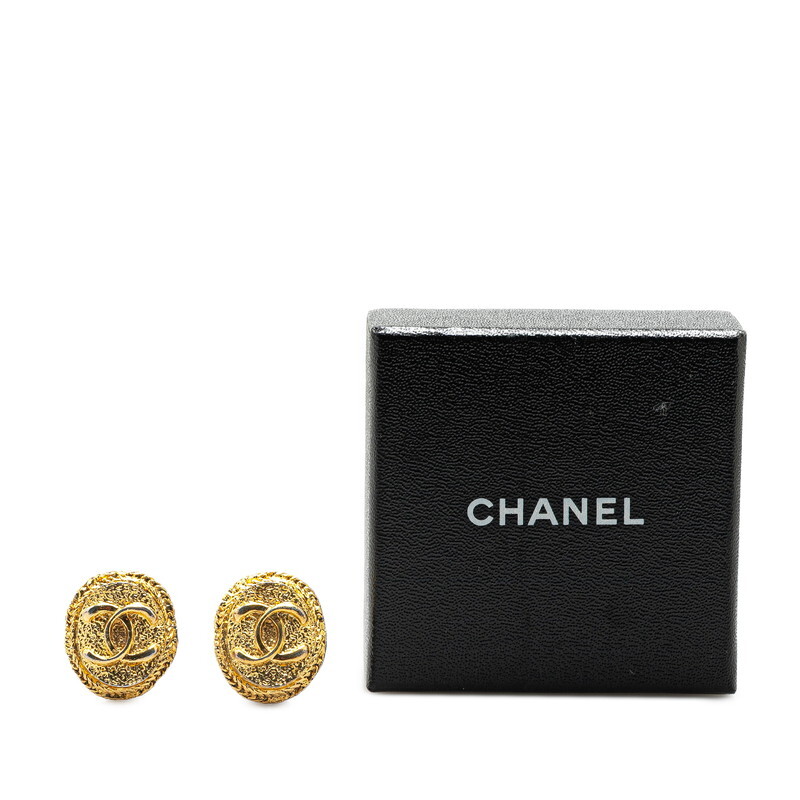 シャネル ヴィンテージ ココマーク イヤリング ゴールド メッキ レディース CHANEL 【中古】