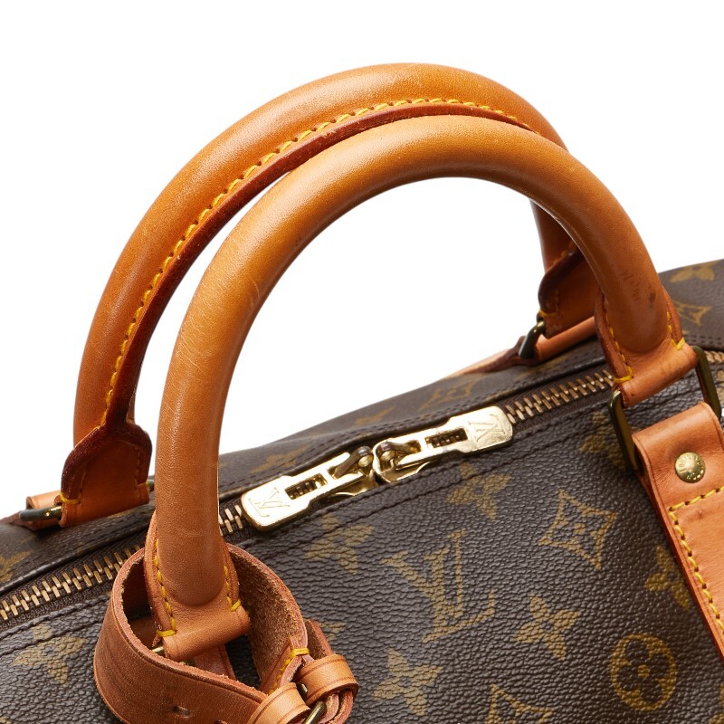 ルイ ヴィトン モノグラム キーポル バンドリエール 60 ボストンバッグ M41412 ブラウン PVC レザー レディース LOUIS VUITTON 【中古】
