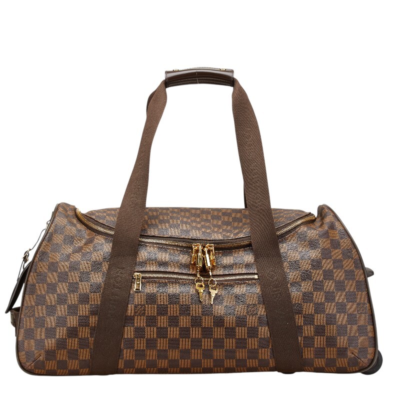 ルイ ヴィトン ダミエ ネオ エオール55 キャリーバッグ ボストンバッグ N23202 ブラウン PVC レザー レディース LOUIS VUITTON 【中古】_画像1