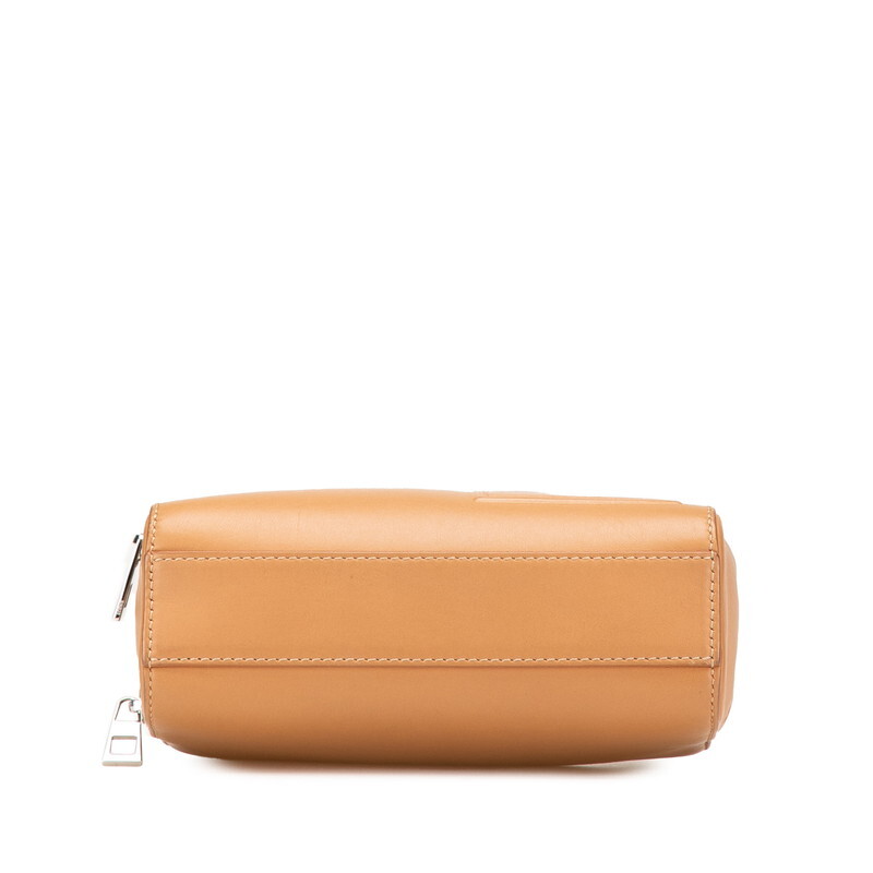 ロエベ アナグラムロゴ クロスボディ カメラバッグ ミニ ハンドバッグ ショルダーバッグ 2WAY ブラウン レザー LOEWE 【中古】