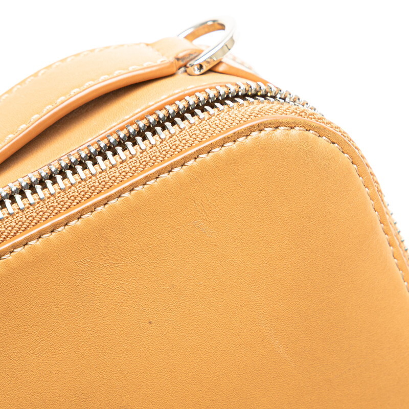 ロエベ アナグラムロゴ クロスボディ カメラバッグ ミニ ハンドバッグ ショルダーバッグ 2WAY ブラウン レザー LOEWE 【中古】