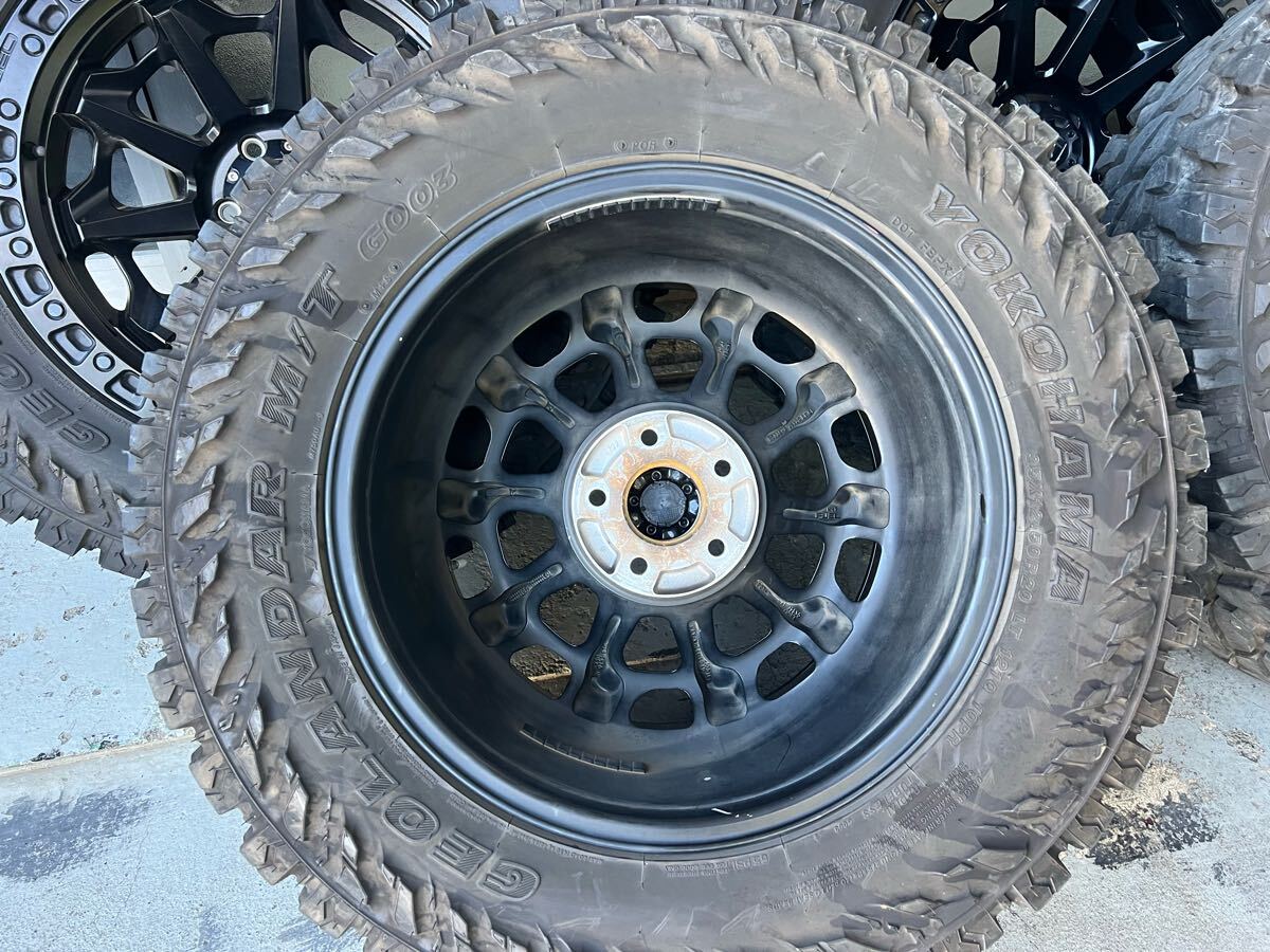 FUEL COVERT 20インチ ブラック 5本セット PCD127 5穴 9J＋1 オフロードタイヤ 35x12.50R20 ヨコハマ ジオランダー M/T JLラングラー 