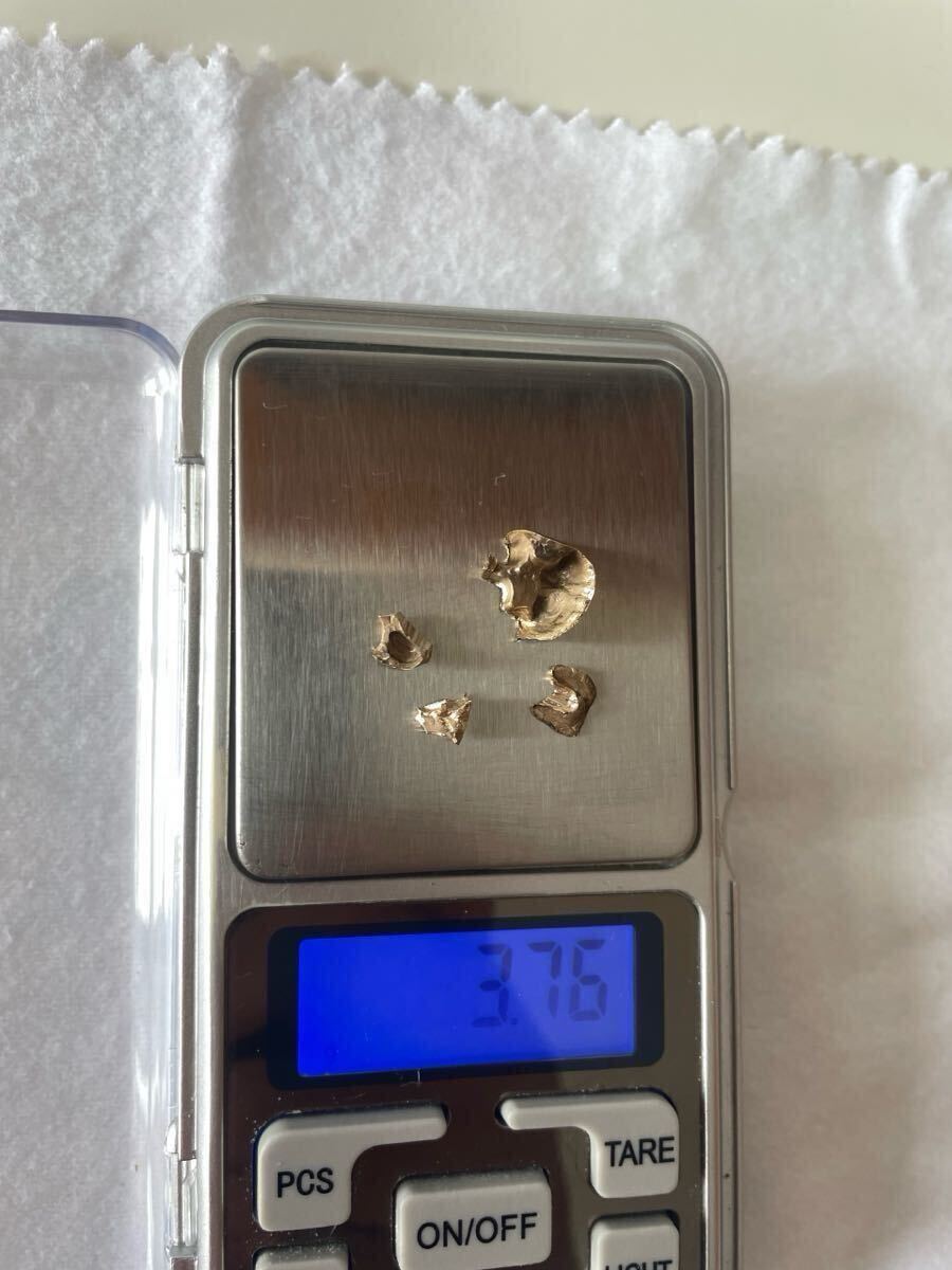 1 иен ~ золотой зуб примерно 3.76g золотой Gold ... удаление . зуб ... зубной бесплатная доставка 