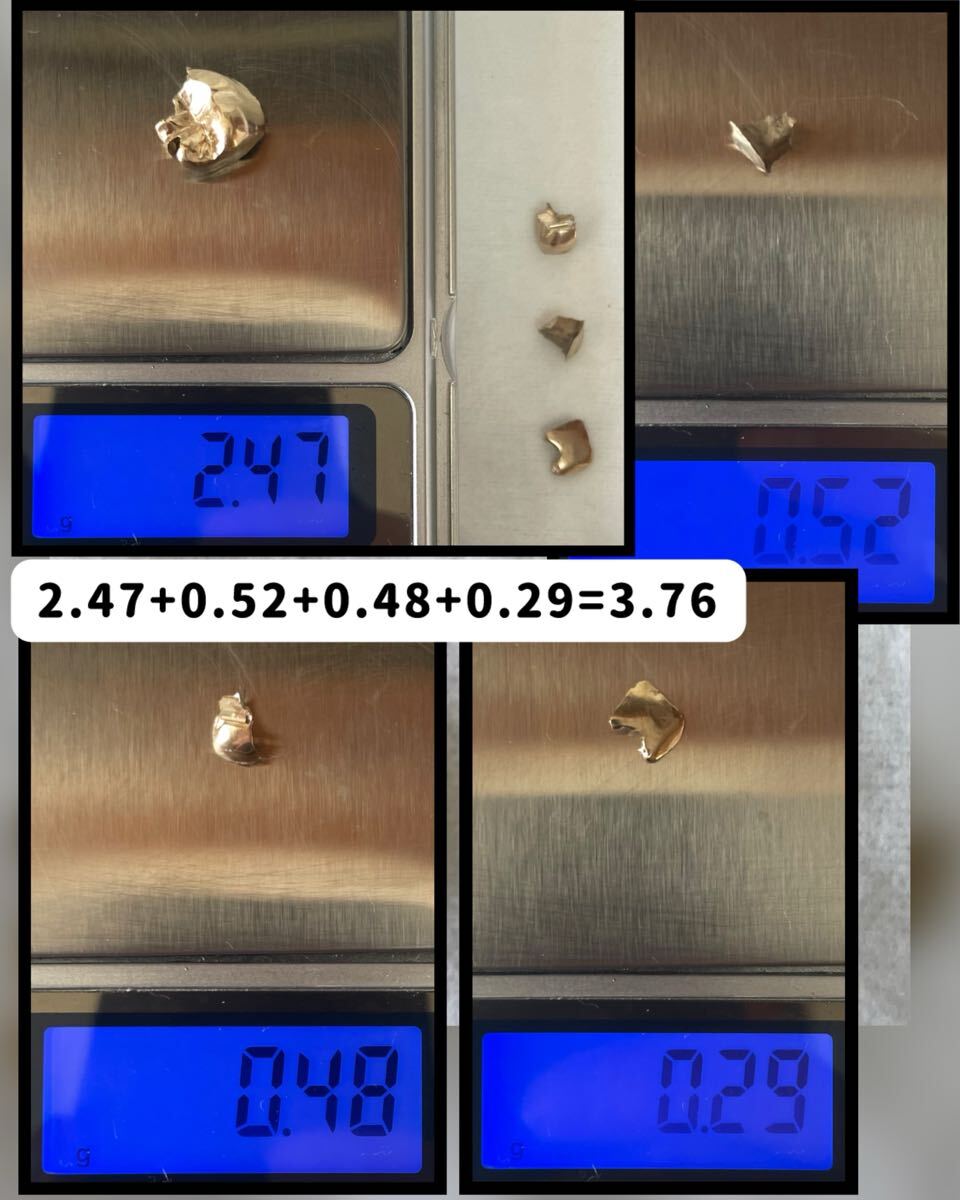 1 иен ~ золотой зуб примерно 3.76g золотой Gold ... удаление . зуб ... зубной бесплатная доставка 