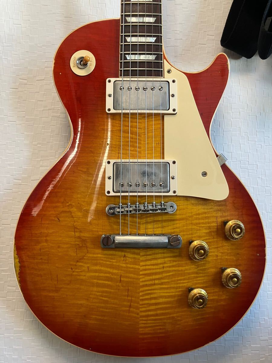 gibson custom shop historic collection1958 2018 год производства hrm lightly aged - crimson burst 60th Japan Limited