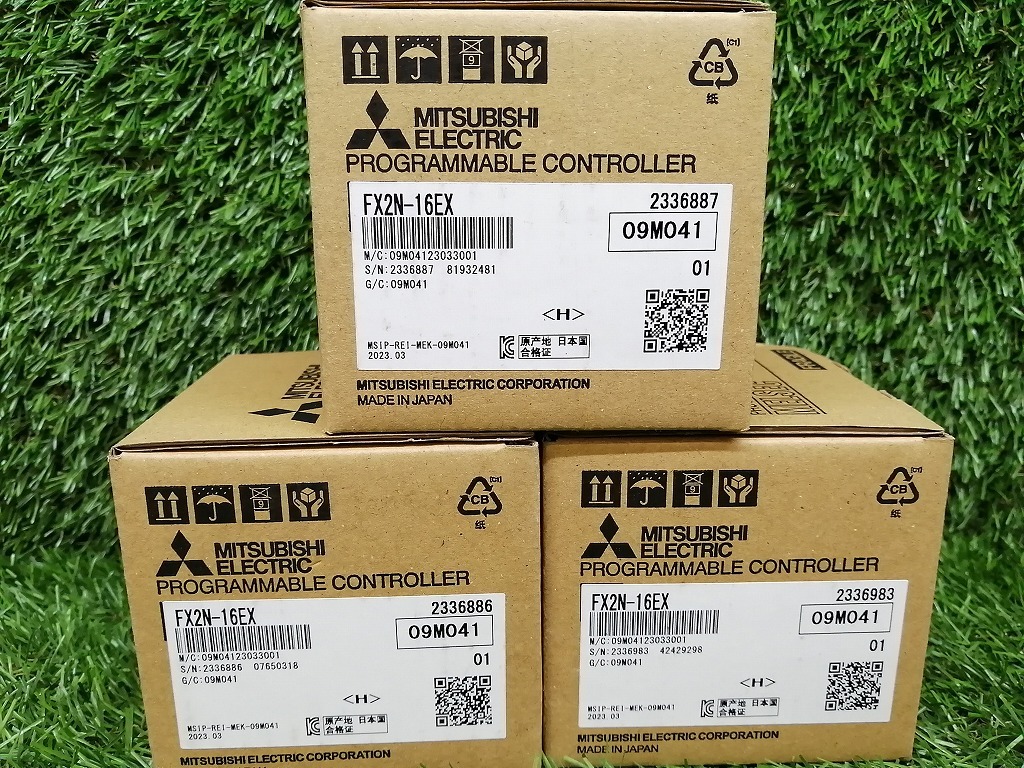 未使用 三菱電機 マイクロシーケンサ入力増設(shè)ブロック 【FX2N-16EX 3箱 FX2N-8EX 2箱】計5箱