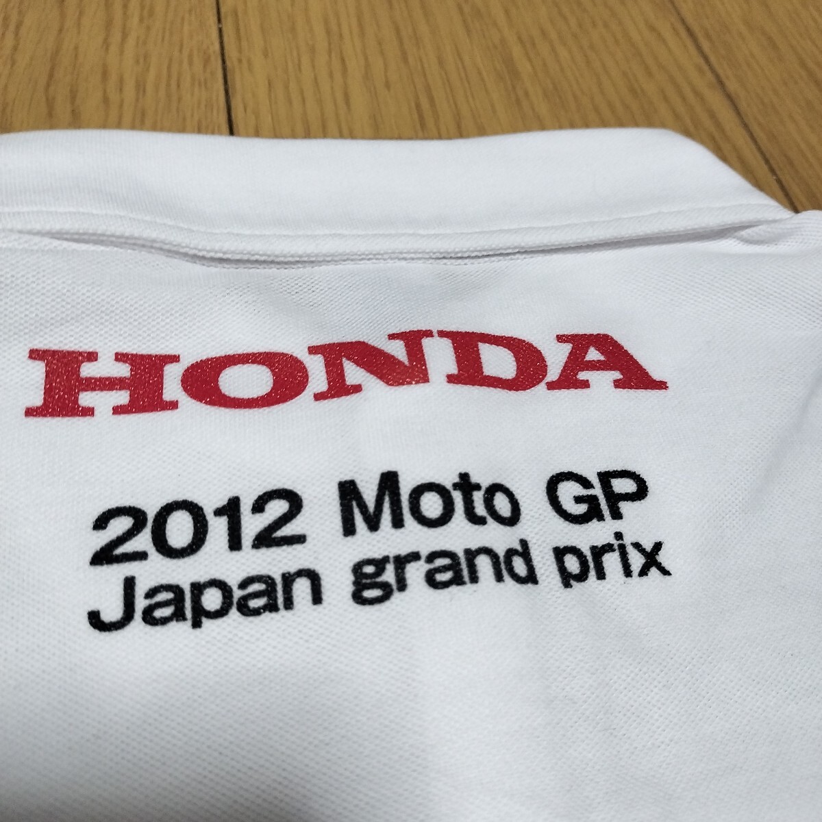 ▼ HONDA≪ポロシャツ　1枚≫表記サイズ L　着丈：約68cm／身幅：約48cm　半袖　シャツ　HRC　2012　REPSOL　ホンダ　MotoGP_画像7