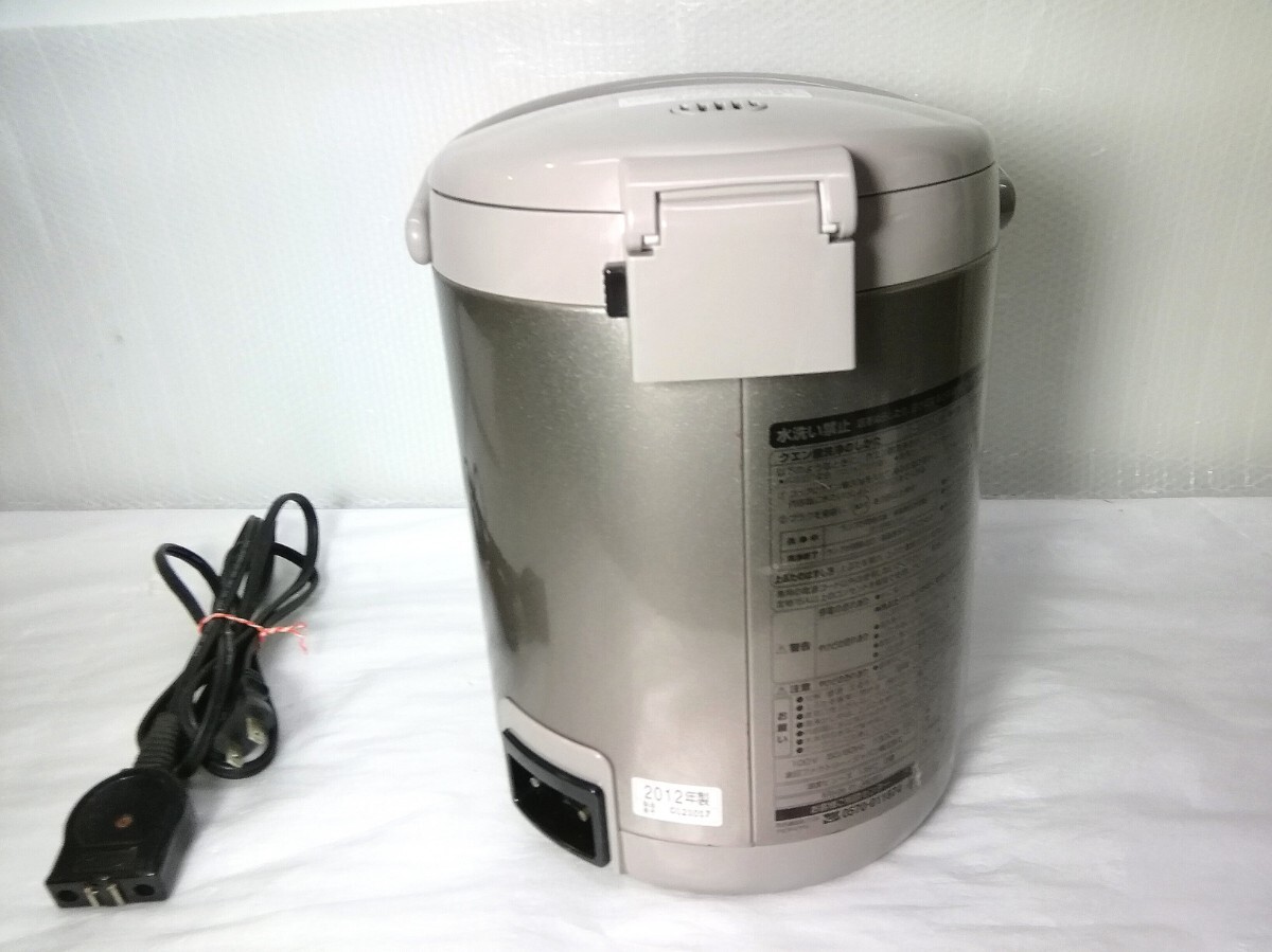  поттер ZOJIRUSHI Zojirushi CV-VS22 type TL( светло-коричневый ) 2.2L super горячая вода сырой VE электро- машина ... бутылка 2012 год производства б/у [ передвижной товар ]