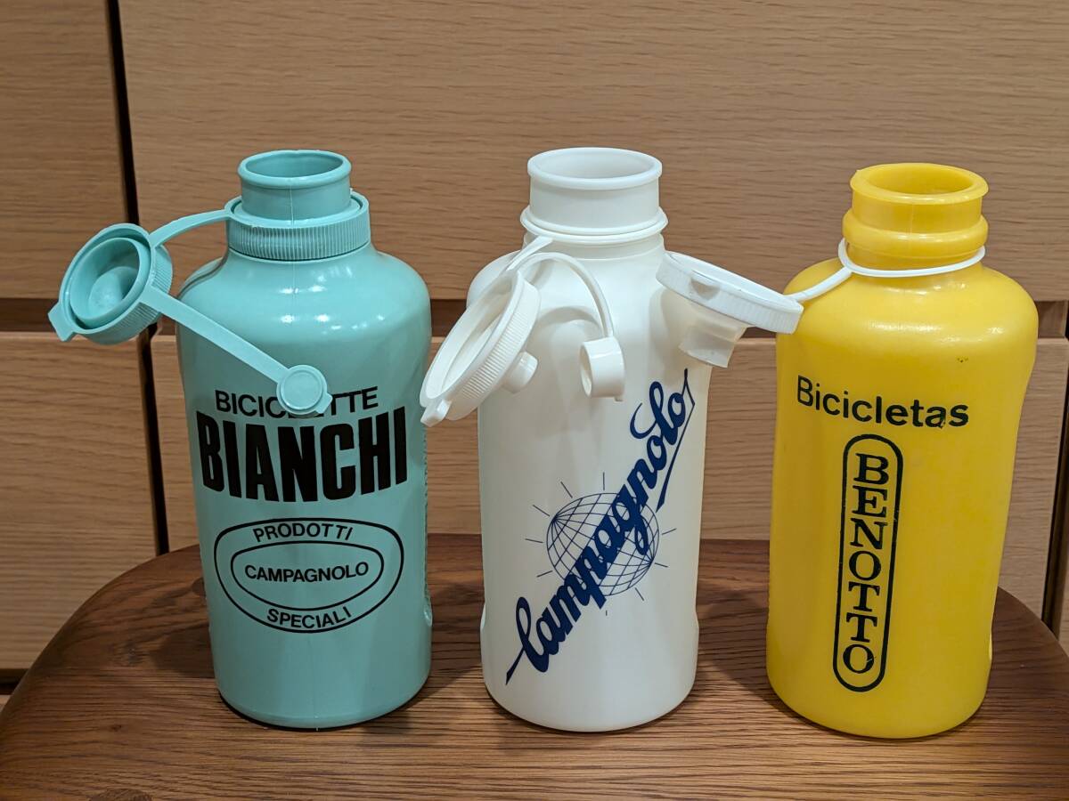 自転車用ボトル　３點セット　Bianchi　Campagnolo Benotto