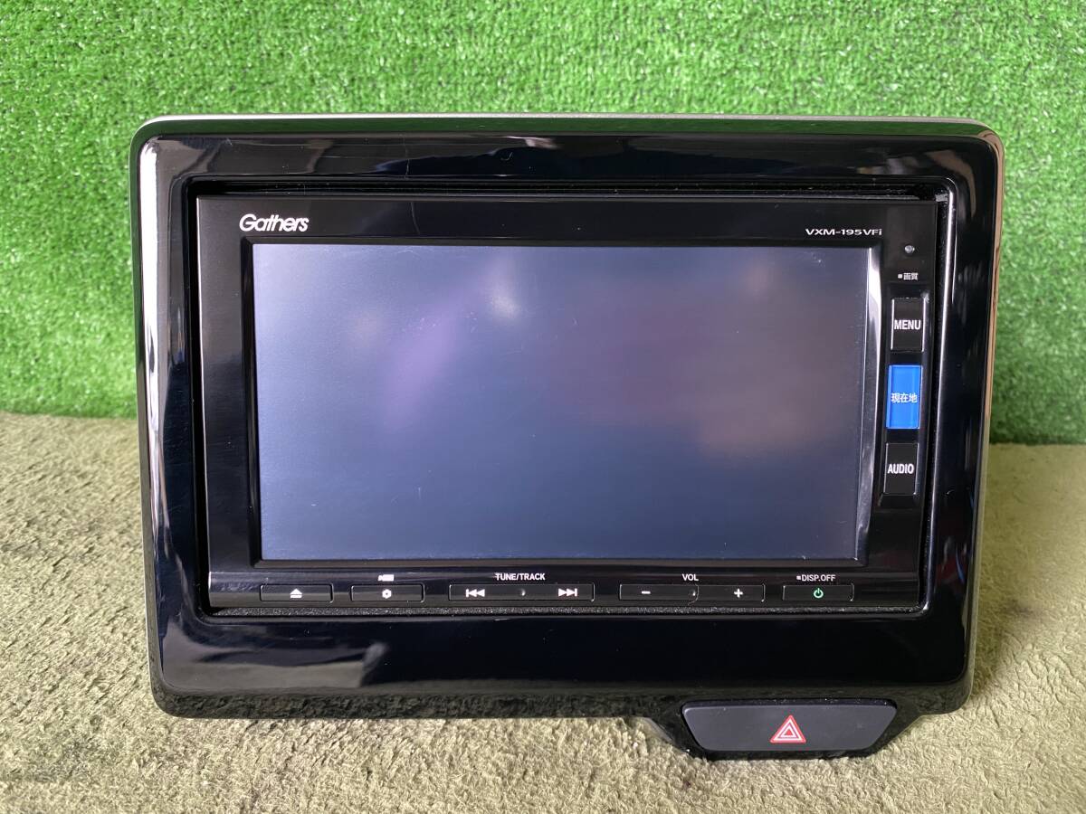 ホンダ純正　ギャザズ　VXM-195VFi　メモリーナビ　地図データ2021年版　JF3　Nボックス　パネル付き　初期化済み　動(dòng)作確認(rèn)済み