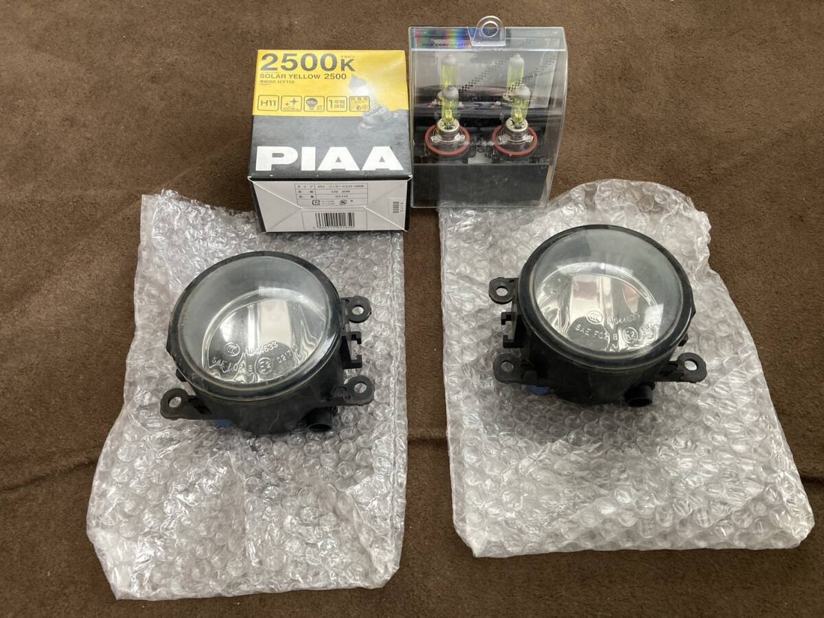 スバル　SJG　SJ5　フォレスター　ガラス制　フォグランプ　H11　LED　HID　PIAA　イエローフォグ　インプレッサ