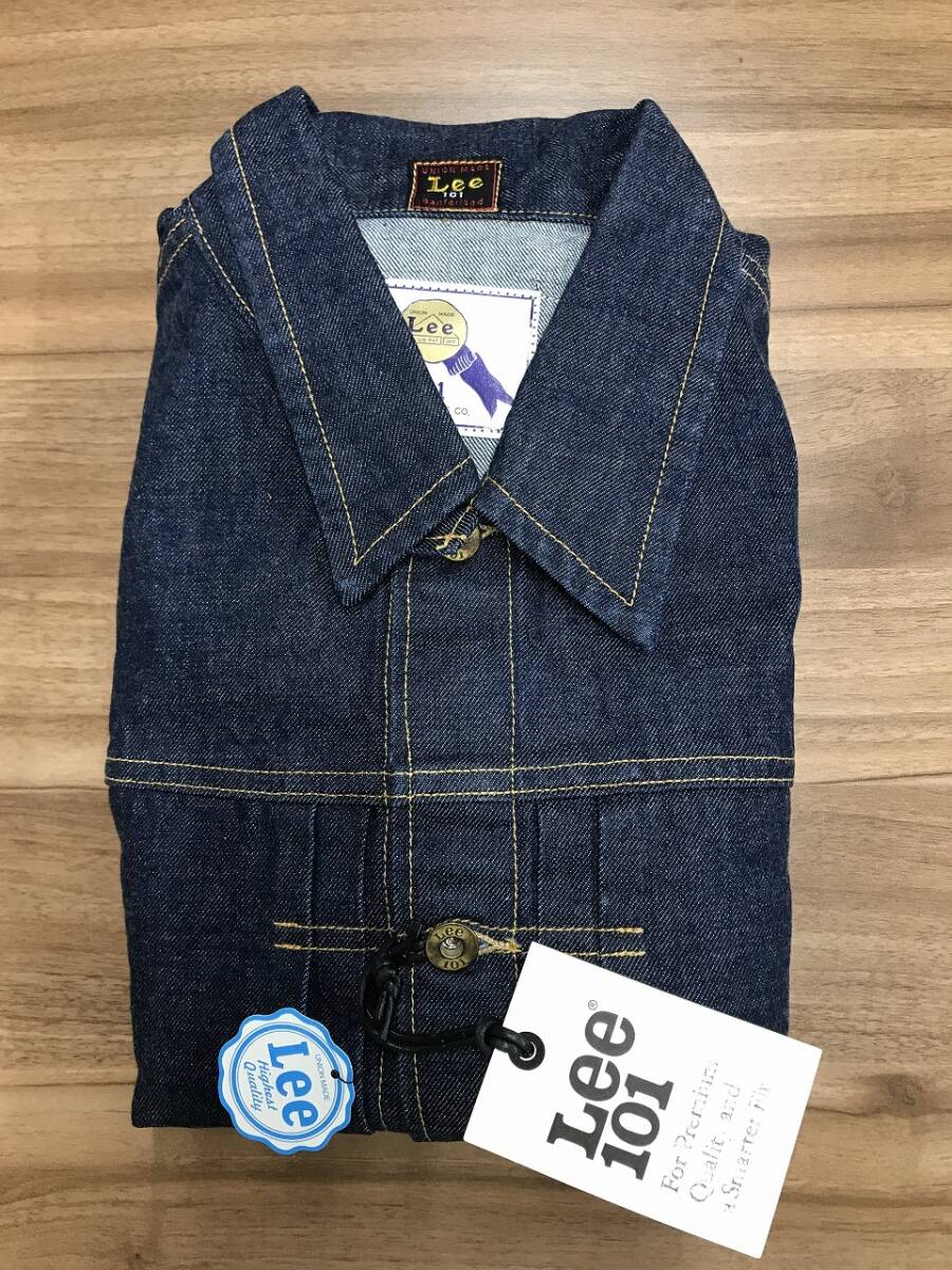 Lee 101 Project Cowboy Jacket SizeM( полный размер XL примерно ) LM9670 Lee Denim жакет джинсовый жакет cell biji имеется Denim 