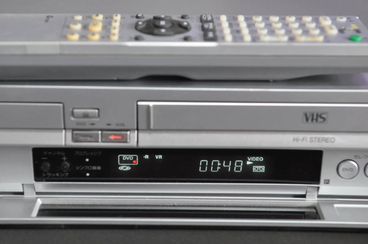 ★希少モデル★ソニー RDR-VX35 VHS?DVD ダビOKビデオデッキ！リモ付 ダビ動(dòng)作寫真有?