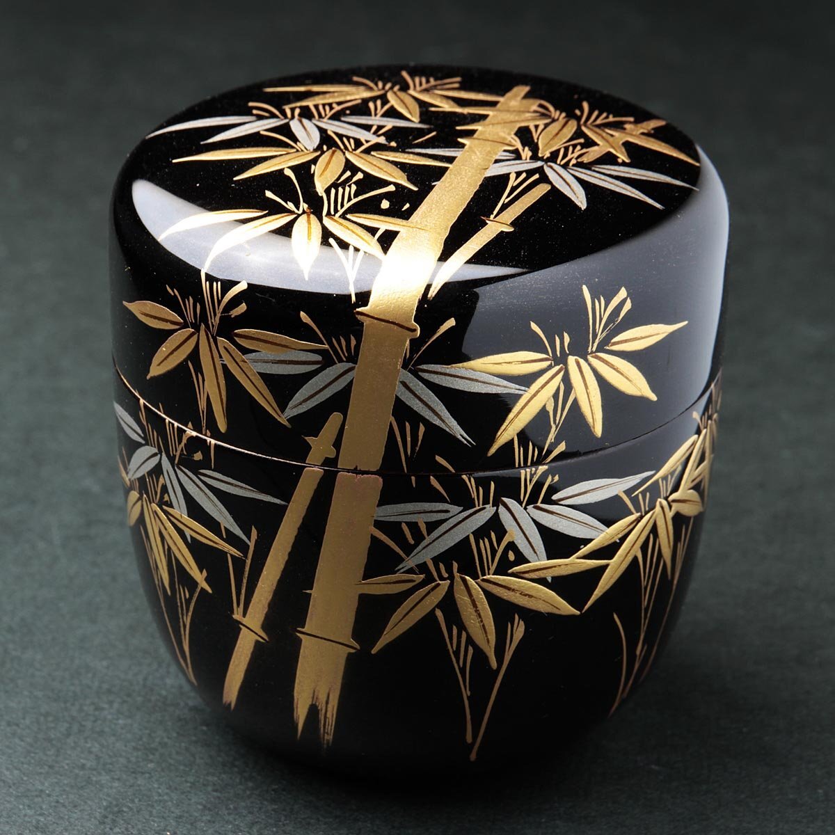 茶道具 竹林蒔絵漆塗中棗 茶道具 竹林蒔絵漆塗中棗(美品) Yahoo!オークション -「竹林蒔絵