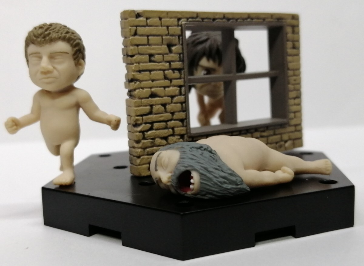 巨人　3体　一番くじ 進撃の巨人　くじ奪還作戦　 H賞 コレクトプレイフィギュア　フィギュア_画像1