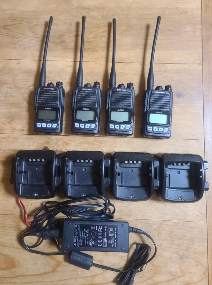 DJ-BU70D 4台セット ALINCO アルインコ デジタル簡易無線局 DJ-BU70D 4台セット ALINCO アルインコ デジタル簡易無線局