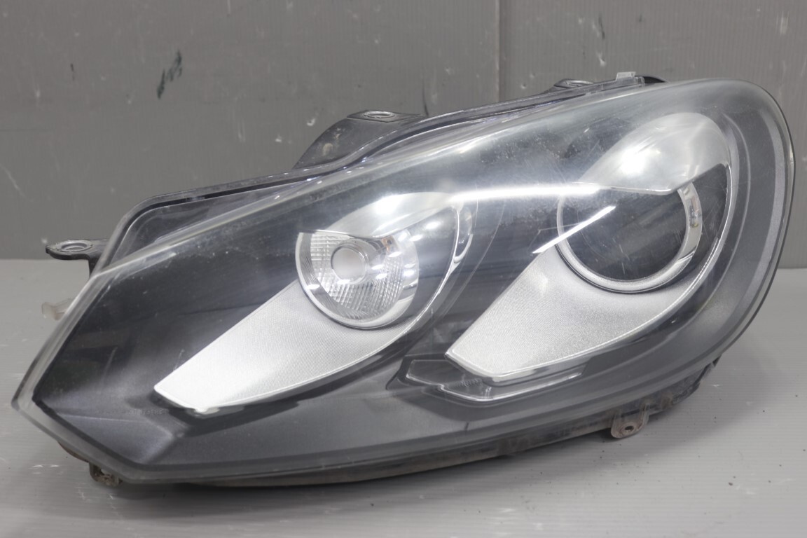 VW ゴルフ6 (1K) 純正 HELLA 破損無 動(dòng)作保証 左 HID ヘッドライト バラスト レべ付 キセノン ヘッドランプ 5K2 941 751C p055719