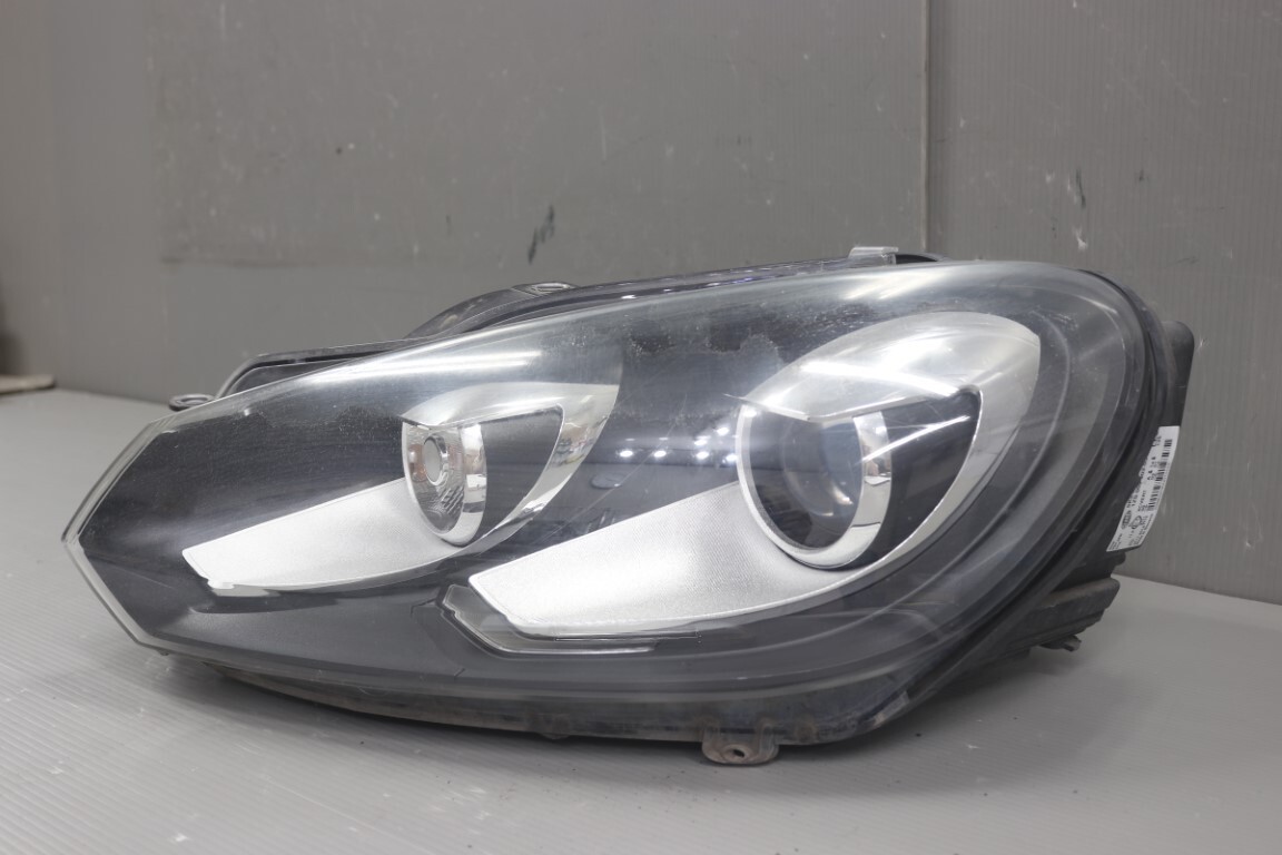 VW ゴルフ6 (1K) 純正 HELLA 破損無 動(dòng)作保証 左 HID ヘッドライト バラスト レべ付 キセノン ヘッドランプ 5K2 941 751C p055719