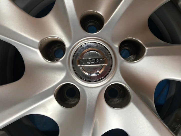  супер-скидка! колесо с шиной! Nissan оригинальный aluminium 16-6J 5H/114.3 ET45 +195/60R16 б/у 4шт.@ Sylphy / Serena / Lafesta и т.п.!HM001127