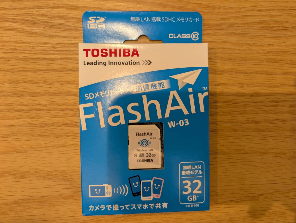 TOSHIBA 東芝 無線LAN搭載SDHCカード FlashAir W-03 32GB Class10 SD-WE032G 其１