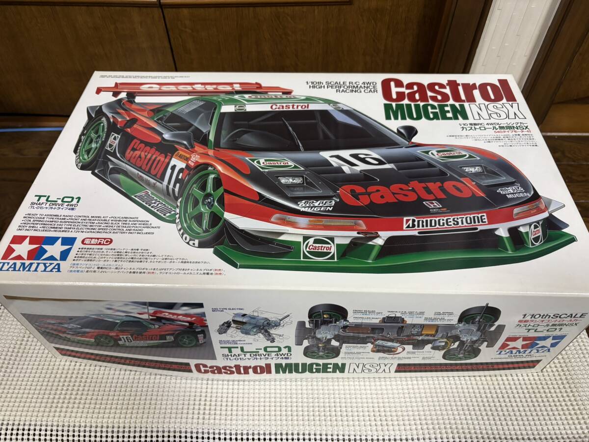 絶版品】タミヤ TAMIYA 1/10 電動RCカー カストロール無限NSX TL