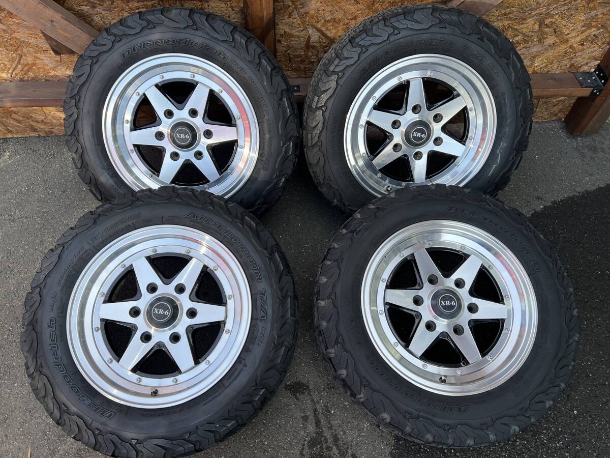 [ Hiace для ] Fabulous BARONE XR-6 16 -дюймовые колеса * колесо 4 шт. комплект BFGoodrich All-Terrain TIA LT215/65R16 6.5J+38
