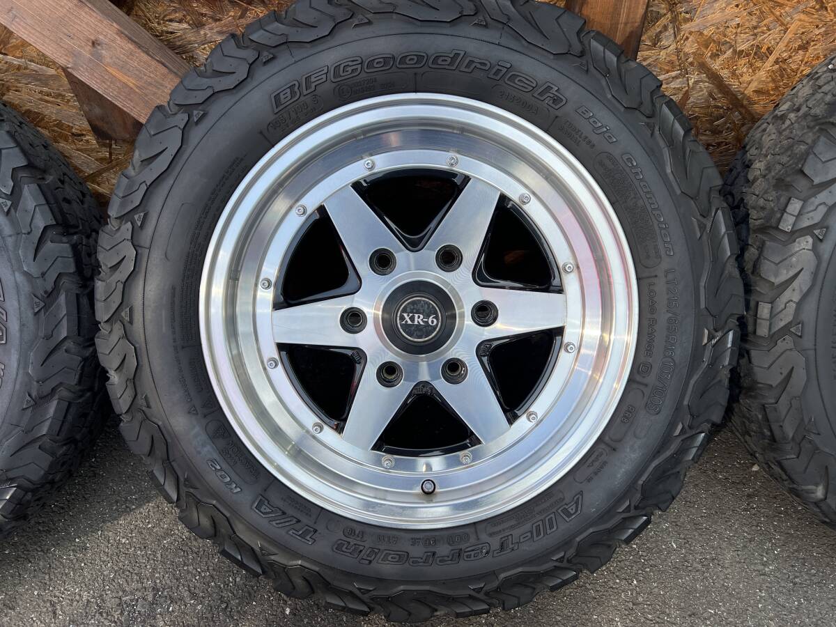 [ Hiace для ] Fabulous BARONE XR-6 16 -дюймовые колеса * колесо 4 шт. комплект BFGoodrich All-Terrain TIA LT215/65R16 6.5J+38