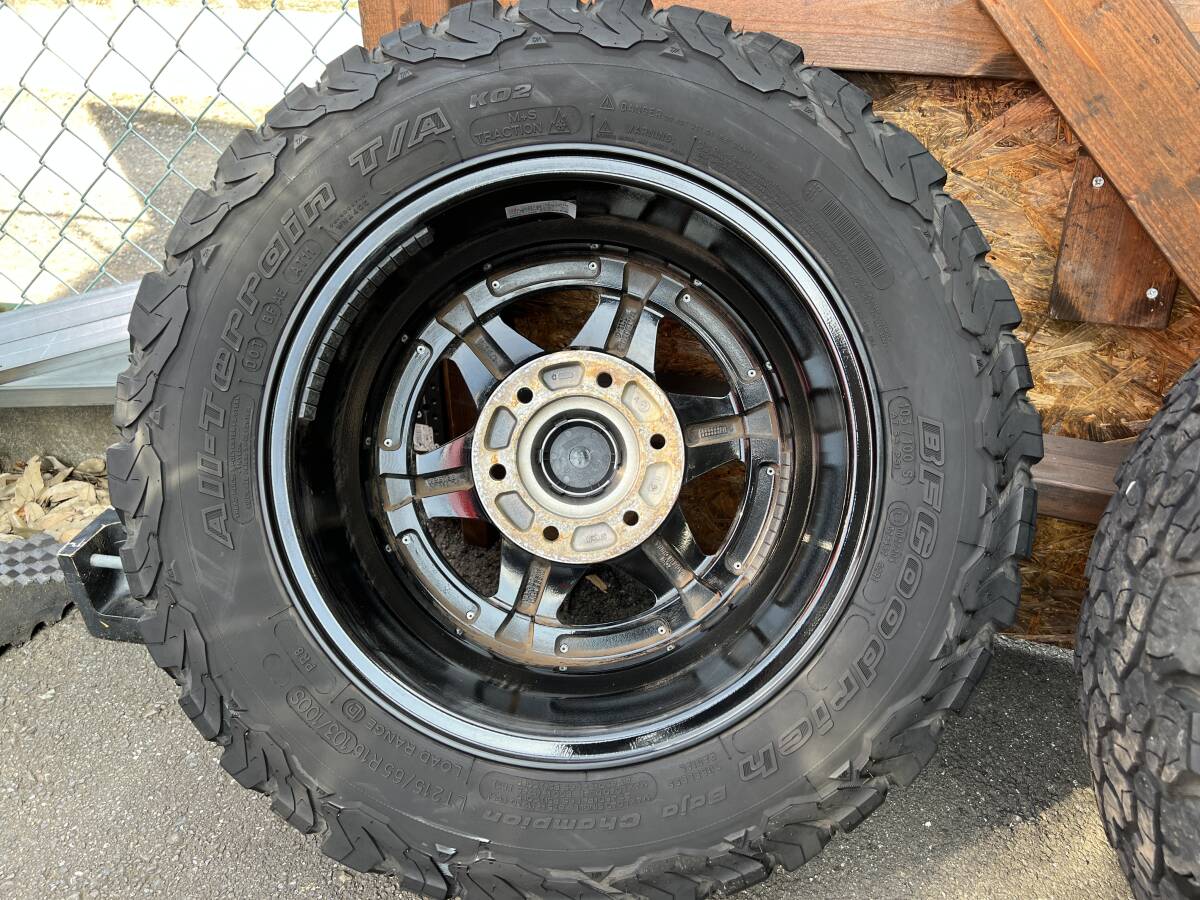 [ Hiace для ] Fabulous BARONE XR-6 16 -дюймовые колеса * колесо 4 шт. комплект BFGoodrich All-Terrain TIA LT215/65R16 6.5J+38