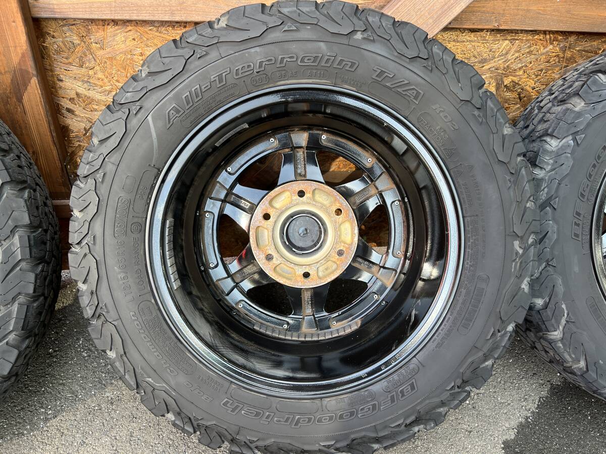 [ Hiace для ] Fabulous BARONE XR-6 16 -дюймовые колеса * колесо 4 шт. комплект BFGoodrich All-Terrain TIA LT215/65R16 6.5J+38