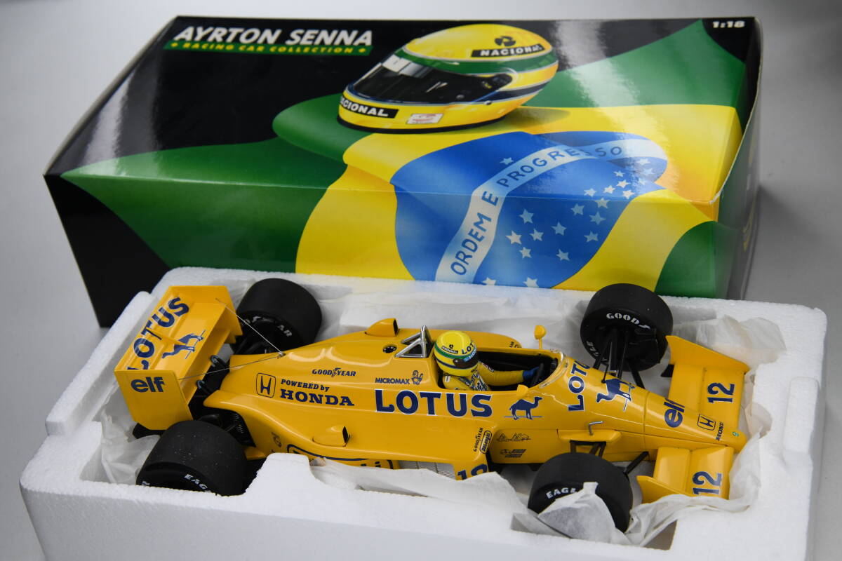 1:18 アイルトン?セナ　Lotus Honda 99T 1987?MINICHAMPS