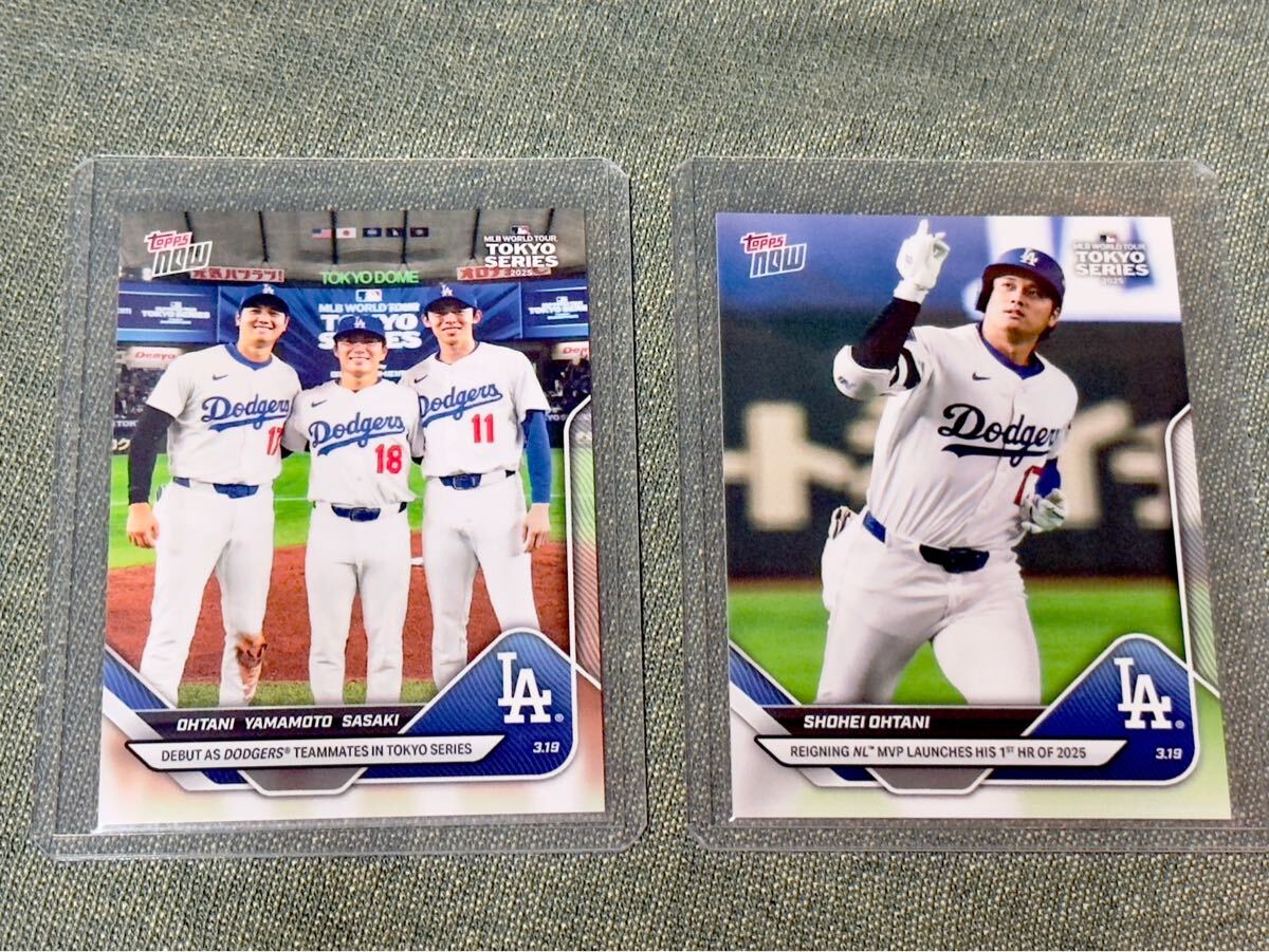 MLB 2025 Topps now 大谷翔平 山本由伸 佐々木朗希 ドジャース MLB 2025 Topps now 大谷翔平 山本由伸 佐々木朗希 ドジャース