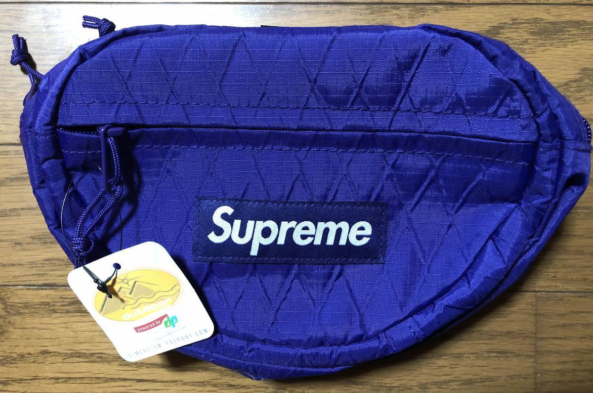 即決 Purple 送料無料 國內(nèi)正規(guī)品 18AW Supreme Waist Bag