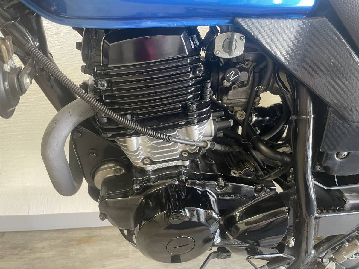 【メンテナンス済】YAMAHA ヤマハ TW225 DG09J ブルー タンク內(nèi)清掃 エンジン綺麗 涂裝 自賠責(zé) 実動(dòng)車両 直接受取可（乗って帰れます！）