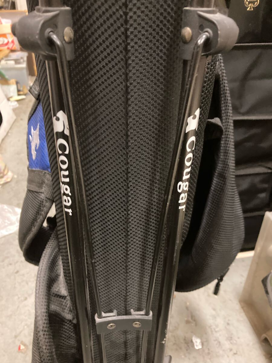 【雑貨】 COUGAR クーガー キャディバッグ ゴルフ バッグ CX-3 自立