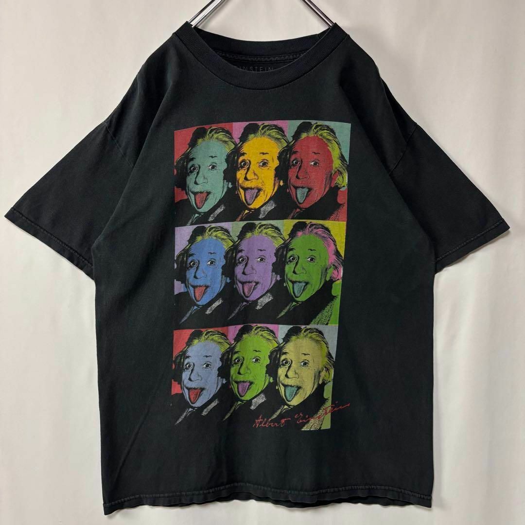 メキシコ製　アインシュタイン　Tシャツ　Lサイズ　ブラック　蓄光　相対性理論 メキシコ製 アインシュタイン Tシャツ 相対性理論 蓄光 L