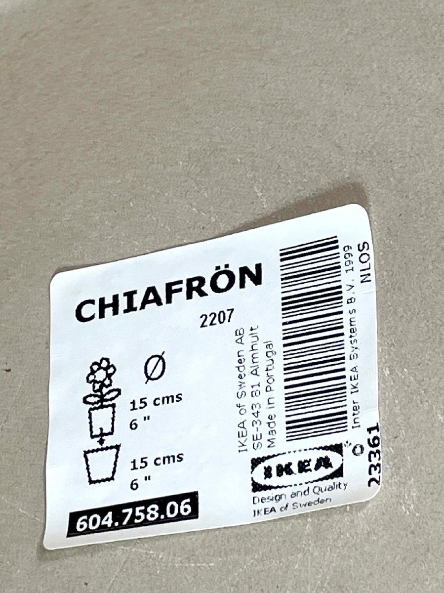 【福岡】 フェイクグリーン & 鉢 2個セット◆インテリア雑貨◆IKEA ◆大:W180 D160◆モデルR展示品◆BR9429_Ts_画像10